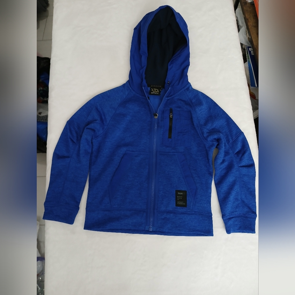 Athletic Works Blue Performance Jacket with Hood